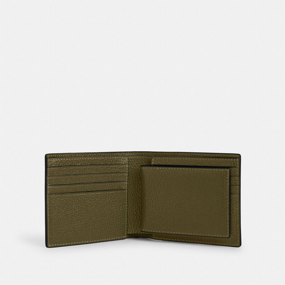 Coach 3 In 1 Wallet Silver Olive