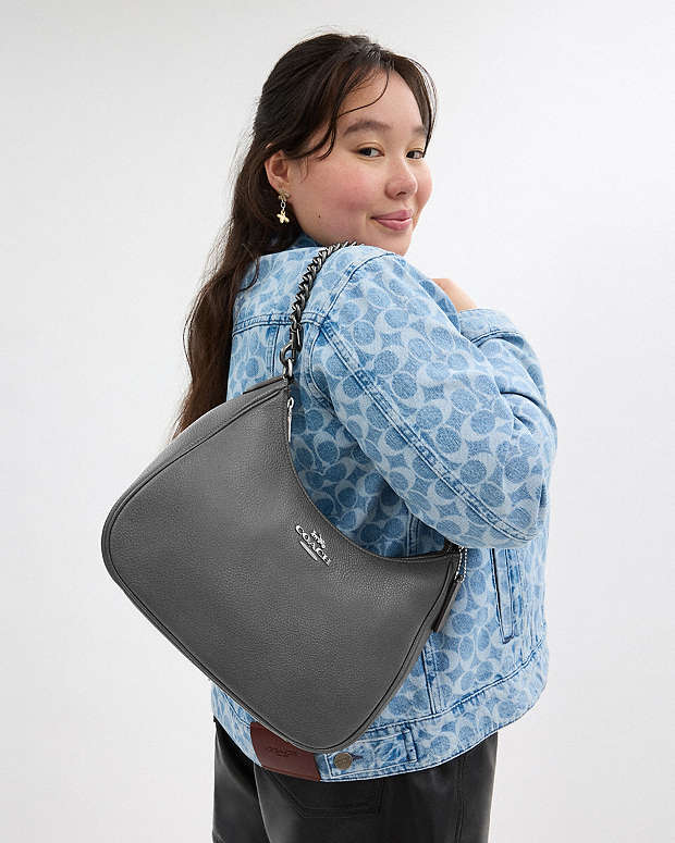 Chunky Chain Shoulder Strap Gunmetal Gunmetal