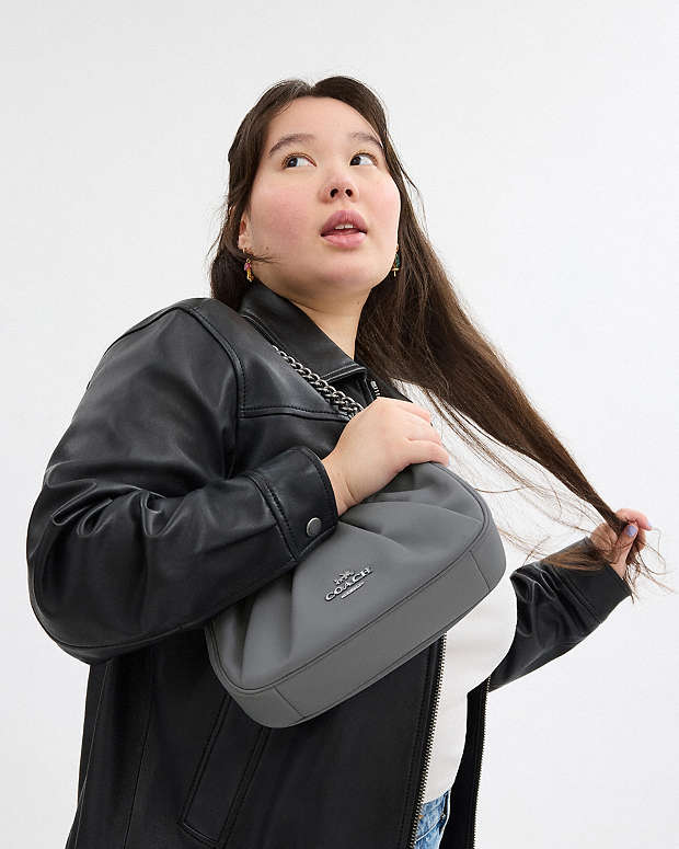 Chunky Chain Shoulder Strap Gunmetal Gunmetal