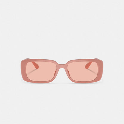 Coach Narrow Rectangle Sunglasses Faded Orange
