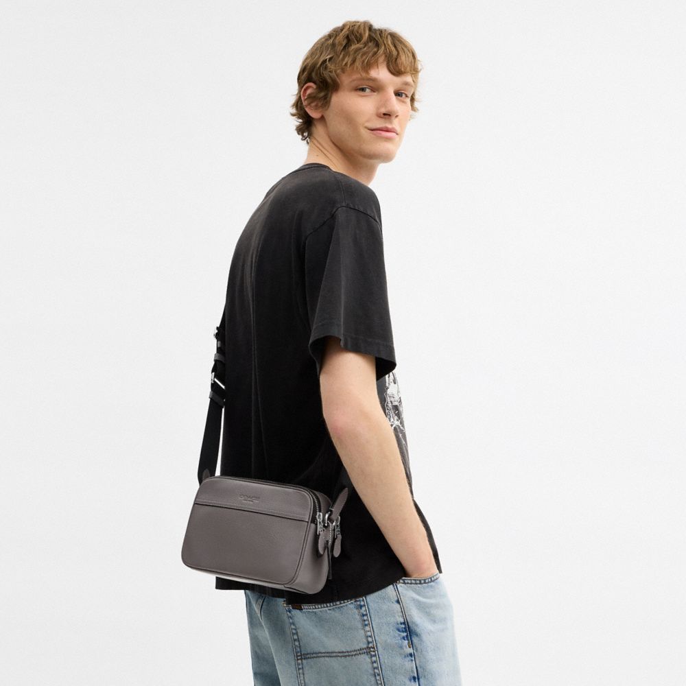 Coach Graham Crossbody Bag Silver/Graphite