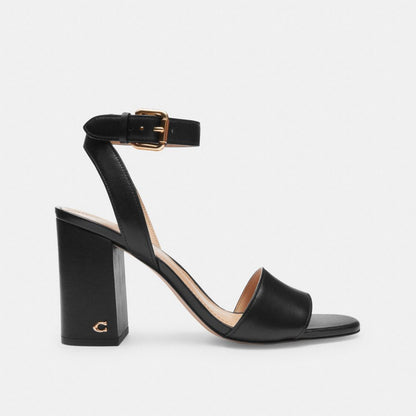 Coach Shelby Sandal Black