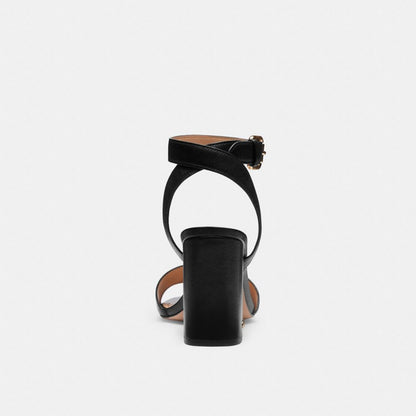 Coach Shelby Sandal Black