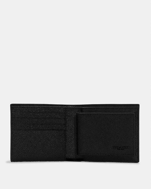3 In 1 Wallet Black Black