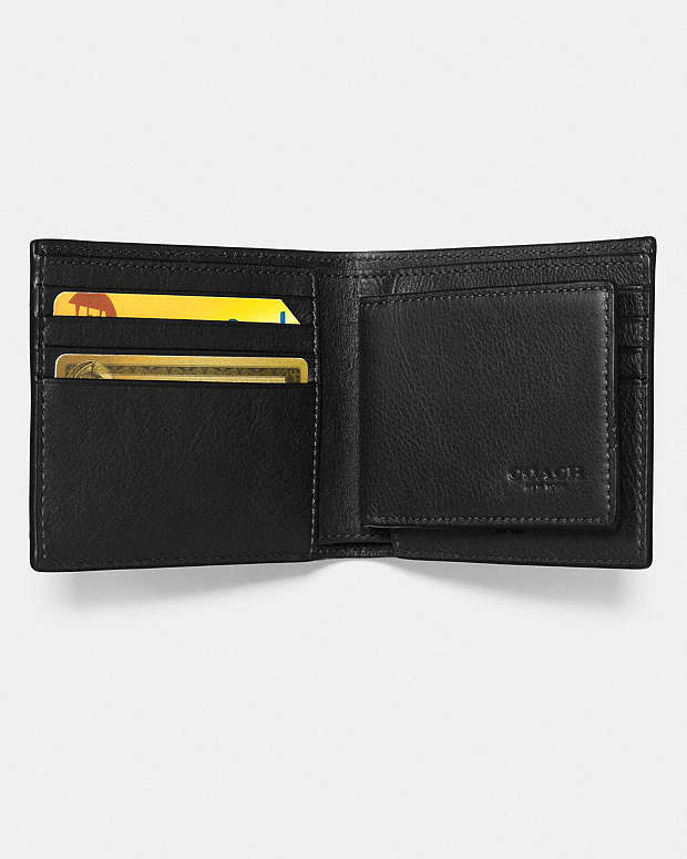 3 In 1 Wallet Smooth Leather-Black Smooth Leather-Black