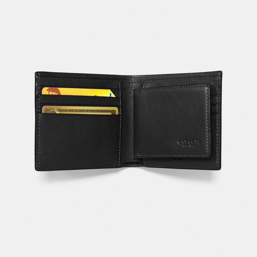 3 In 1 Wallet Smooth Leather-Black Smooth Leather-Black