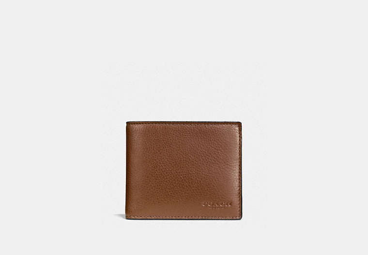 3 In 1 Wallet Smooth Leather-Dark Saddle Smooth Leather-Dark Saddle