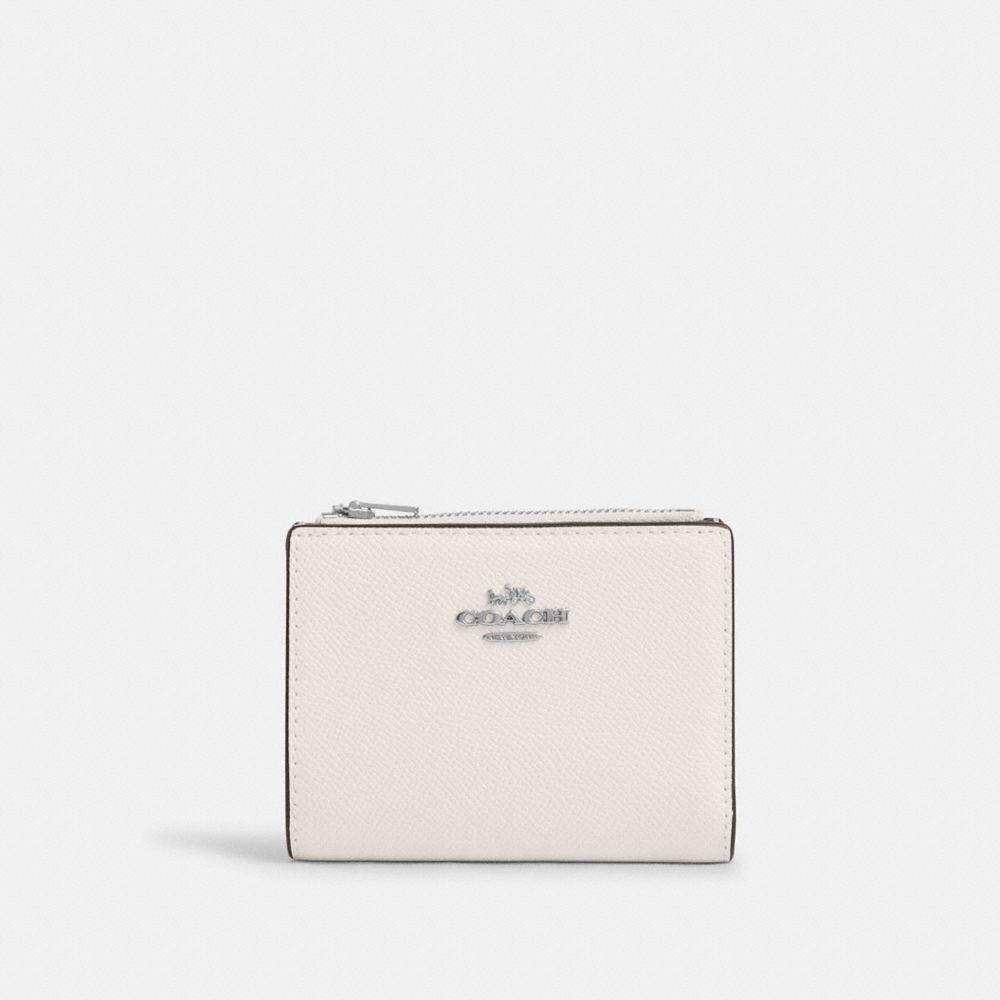 Coach Bifold Wallet Silver Chalk