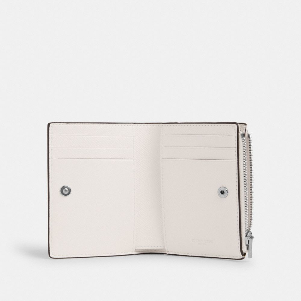 Coach Bifold Wallet Silver Chalk