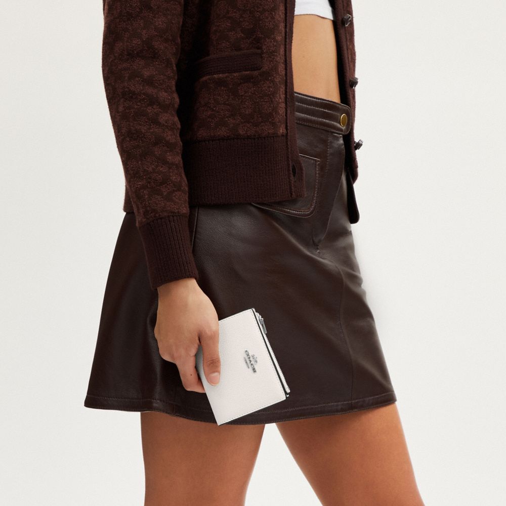 Coach Bifold Wallet Silver Chalk