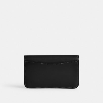 Coach Essential Slim Card Case Brass Black