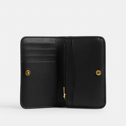 Coach Essential Slim Card Case Brass Black