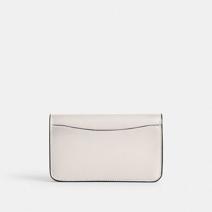 Coach Essential Slim Card Case Brass Chalk
