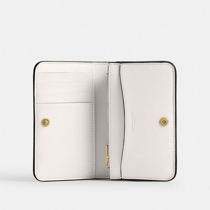Coach Essential Slim Card Case Brass Chalk