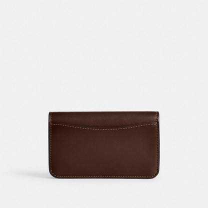 Coach Essential Slim Card Case Brass Maple