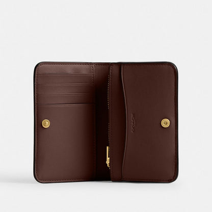 Coach Essential Slim Card Case Brass Maple