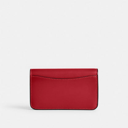 Coach Essential Slim Card Case Brass/Poppy
