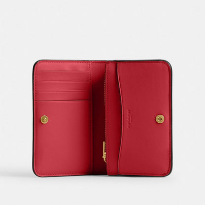 Coach Essential Slim Card Case Brass/Poppy