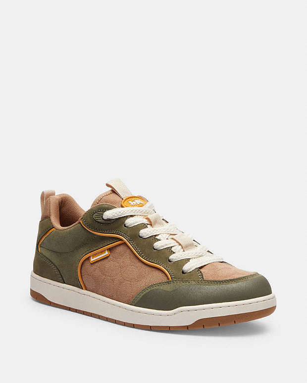C203 Sneaker In Signature Canvas Army Green Army Green