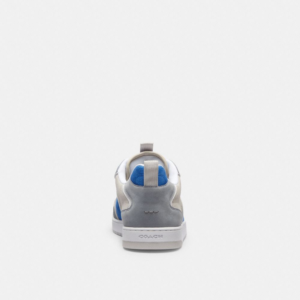 Coach C203 Sneaker In Signature Canvas Blueberry
