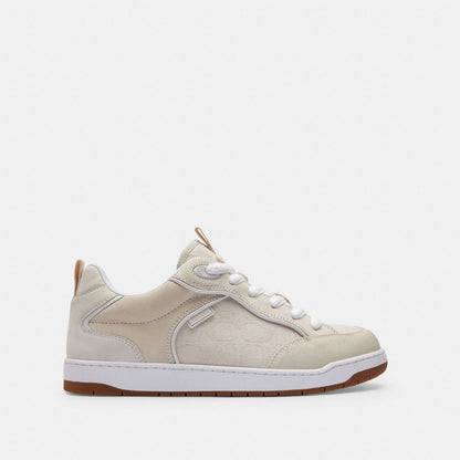Coach C203 Sneaker In Signature Canvas Chalk