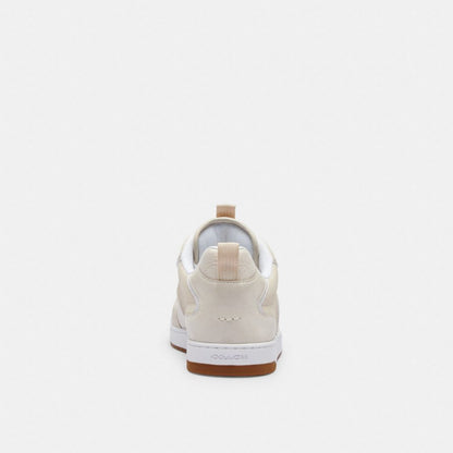 Coach C203 Sneaker In Signature Canvas Chalk