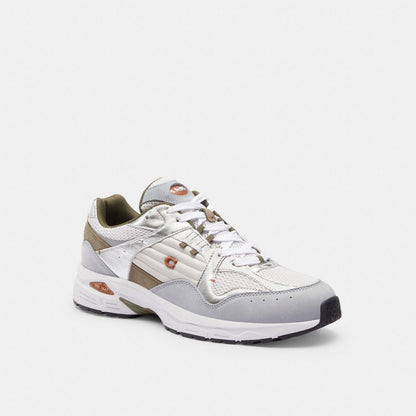 C301 Sneaker Metallic Leather-Optic White-Grey Metallic Leather-Optic White-Grey