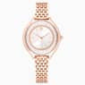 Swarovski Crystalline Aura Watch Swiss Made Metal Bracelet Rose Gold Tone Rose Gold-Tone Finish SW5730140