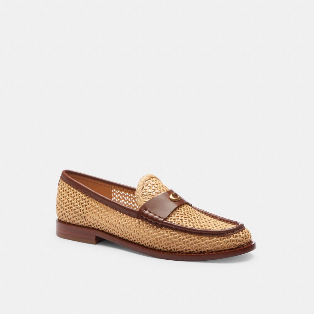 Coach Jolene Loafer Natural Saddle