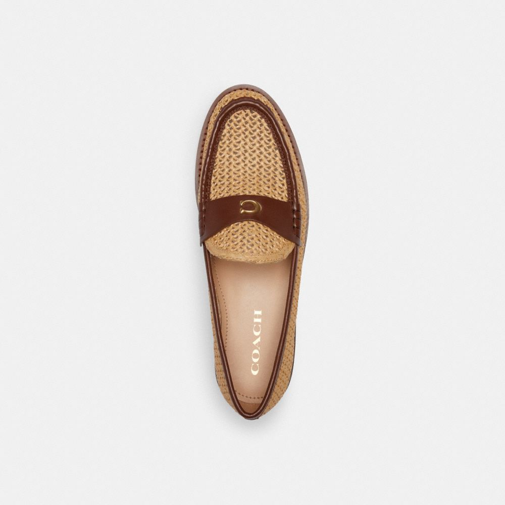 Coach Jolene Loafer Natural Saddle