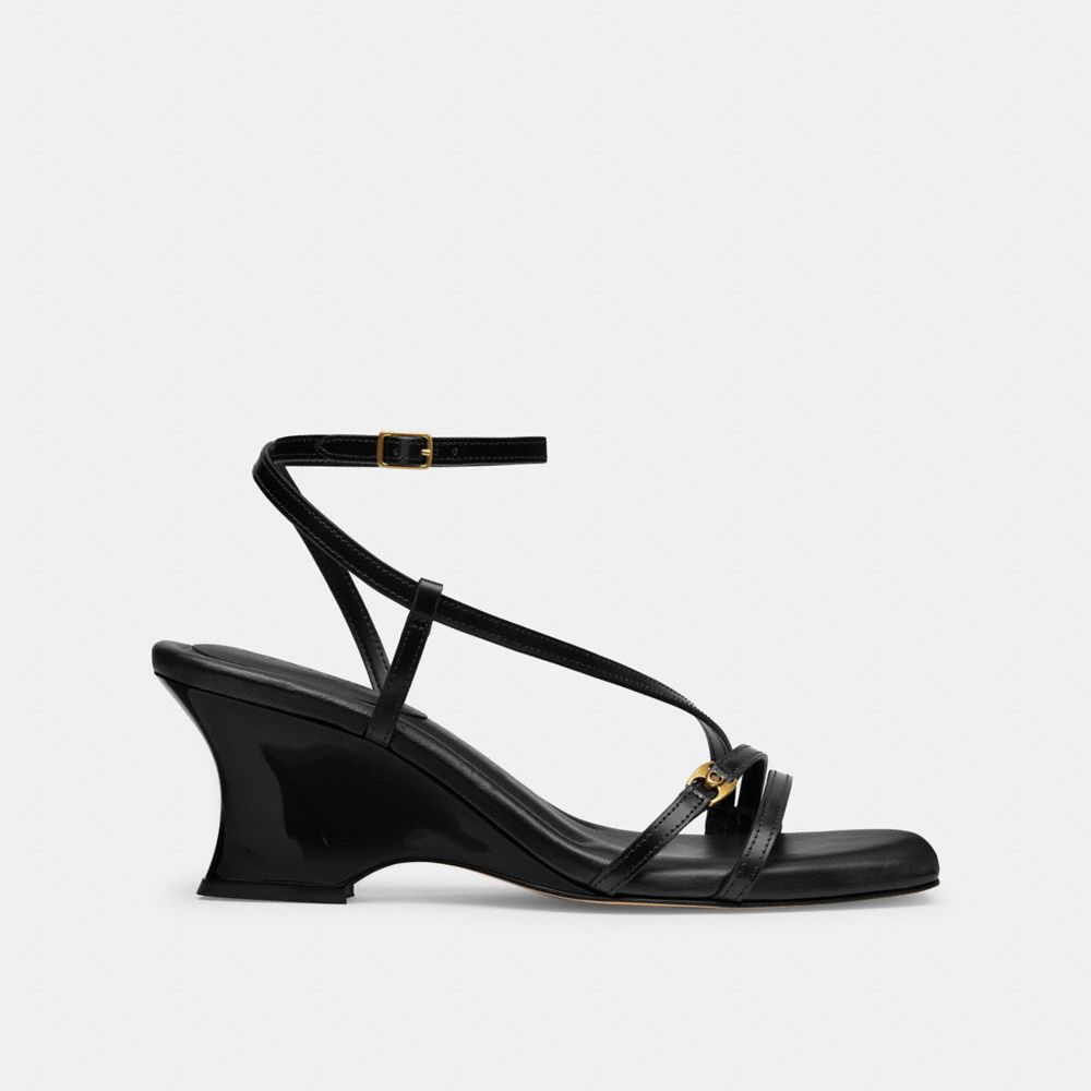 Coach Cait Sandal Black