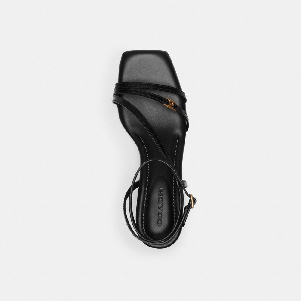 Coach Cait Sandal Black