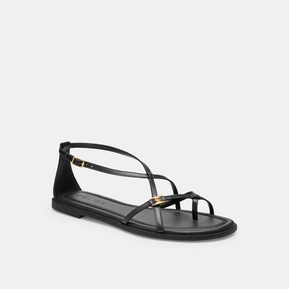 Coach Jenni Sandal Black