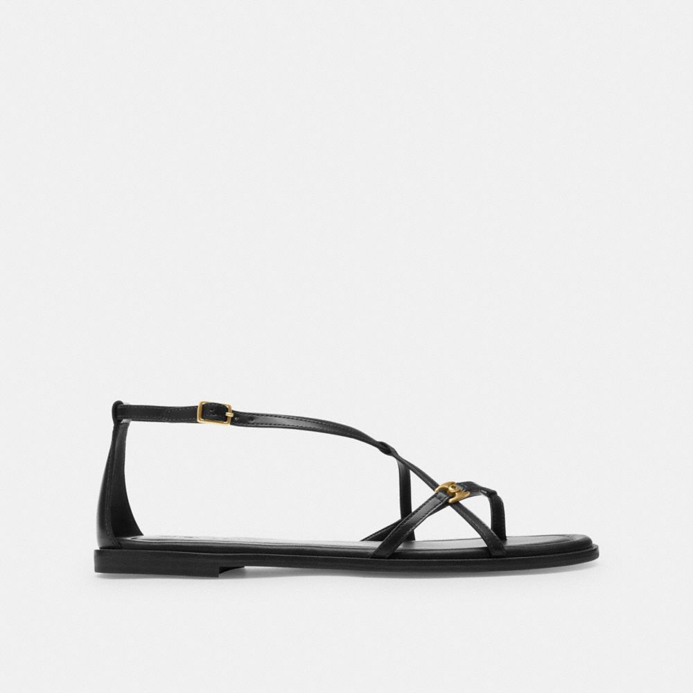 Coach Jenni Sandal Black