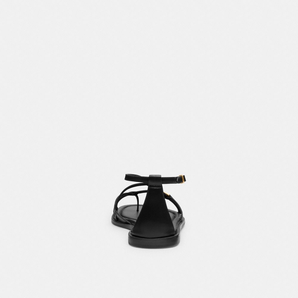 Coach Jenni Sandal Black