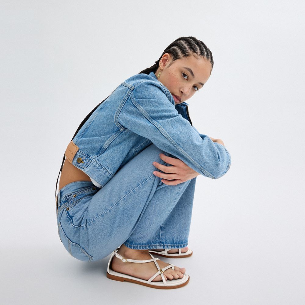 Coach Jenni Sandal Chalk