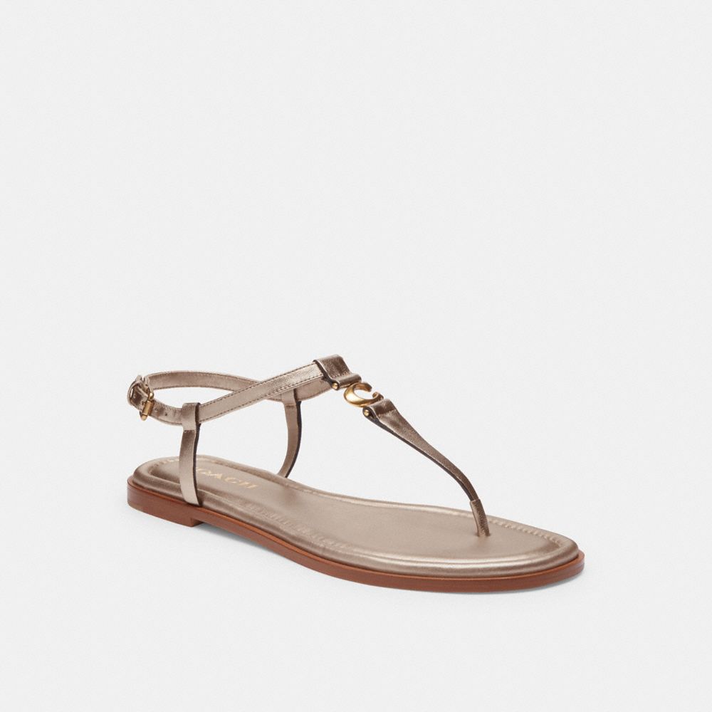 Coach Jessica Sandal Champagne