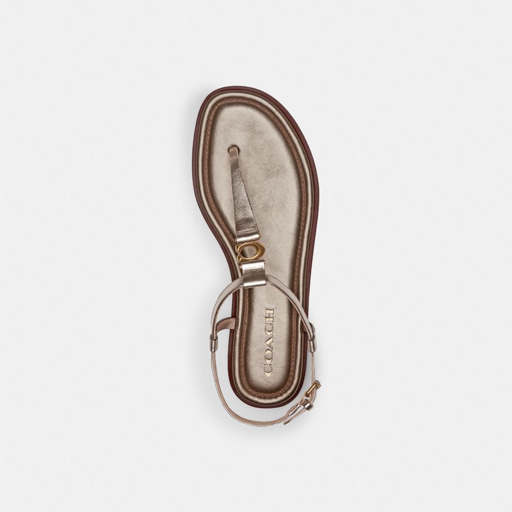 Coach Jessica Sandal Champagne