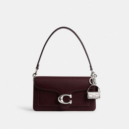 Coach Tabby Bag Charm Silver Silver
