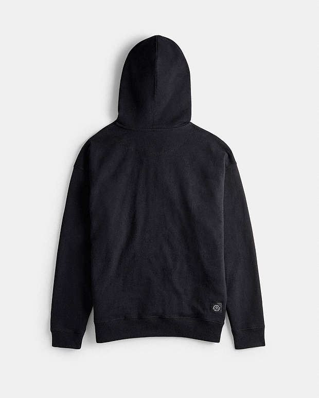 Hoodie With Coachtopia Graphic Label Black Black