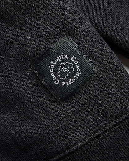 Hoodie With Coachtopia Graphic Label Black Black