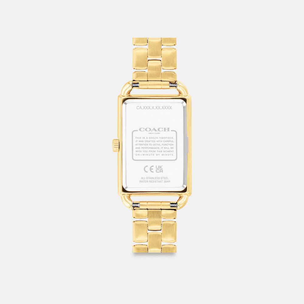 Coach Liz Watch, 30 Mm X 22 Mm Gold