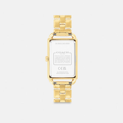 Coach Liz Watch, 30 Mm X 22 Mm Gold