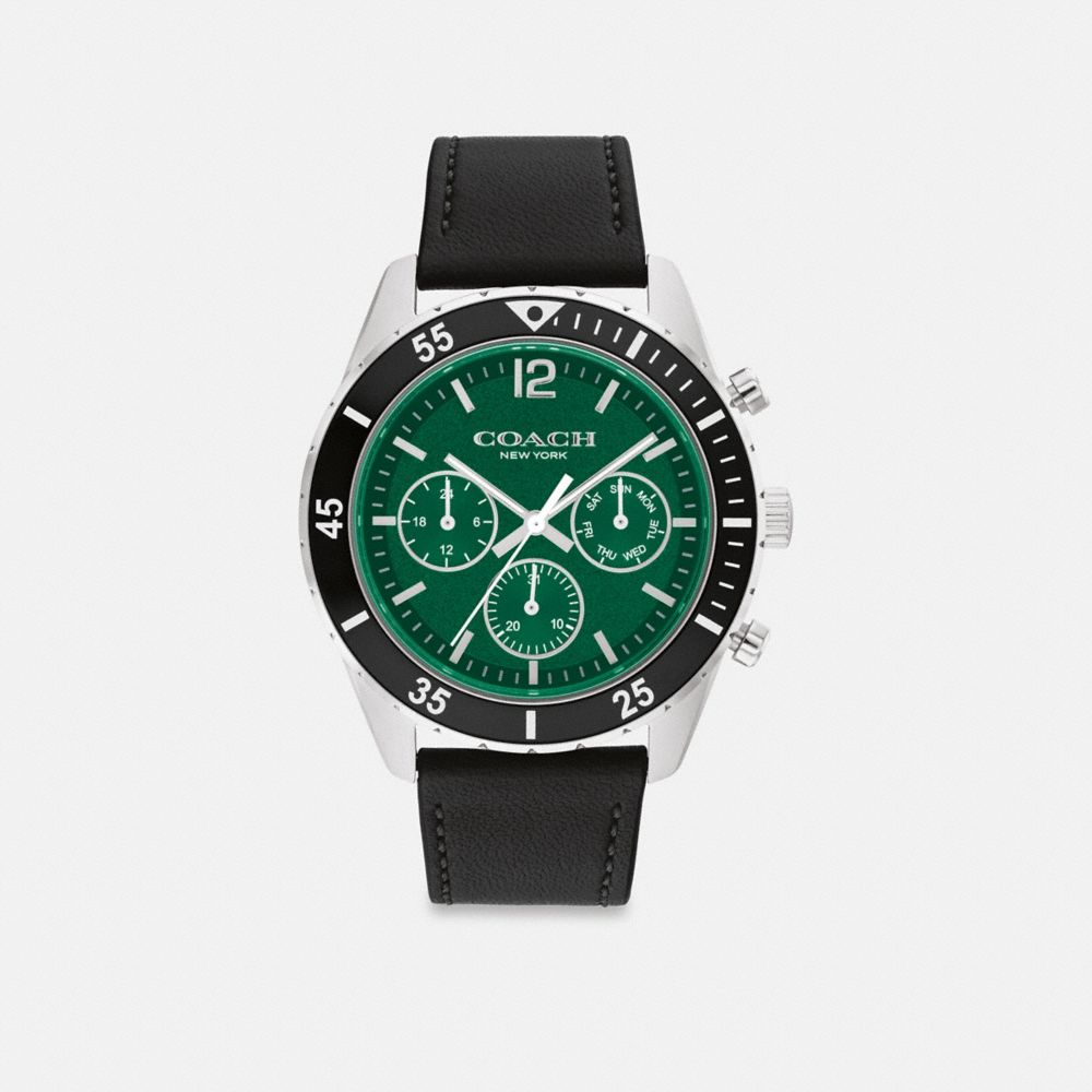 Coach Cole Watch, 44 Mm Black