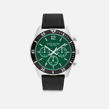 Coach Cole Watch, 44 Mm Black