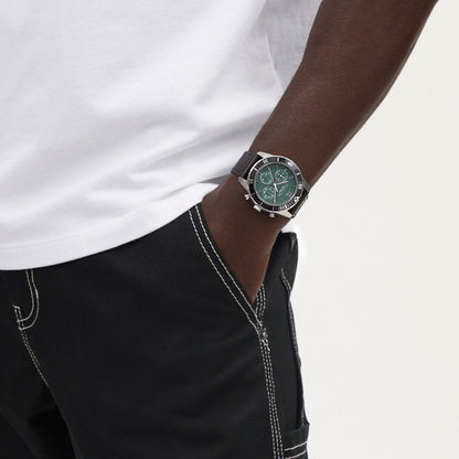 Coach Cole Watch, 44 Mm Black