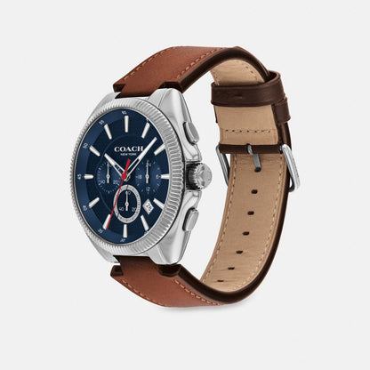 Coach Jackson Watch, 45 Mm Saddle