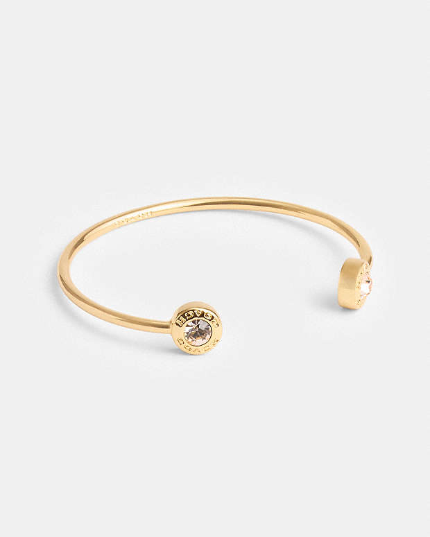 Open Circle Cuff Gold Gold