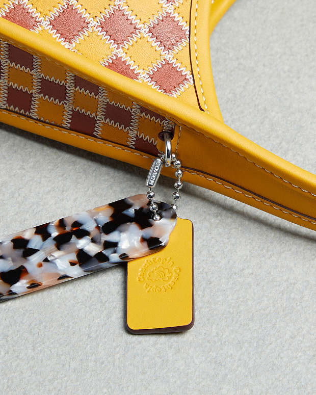 Ergo Bag In Checkerboard Upcrafted Leather Buttercup-Rust Buttercup-Rust