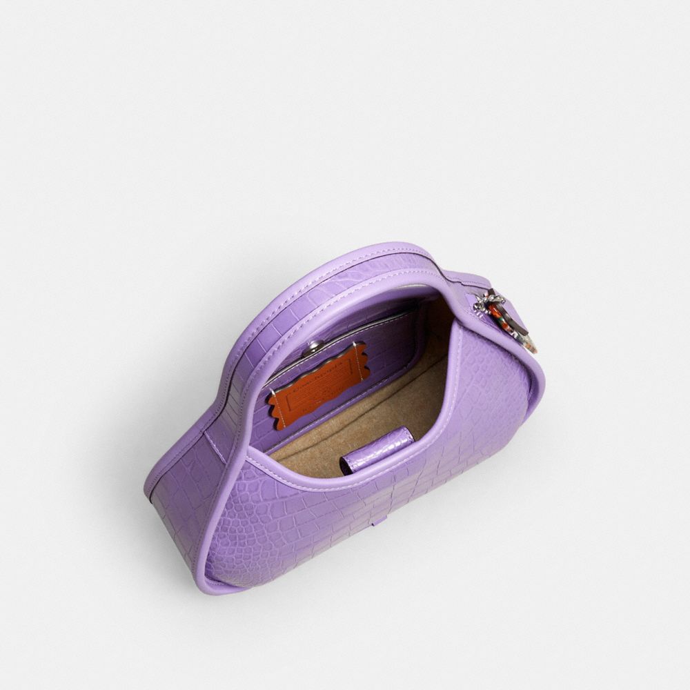 Coach Ergo Bag In Croc Embossed Coachtopia Leather Iris